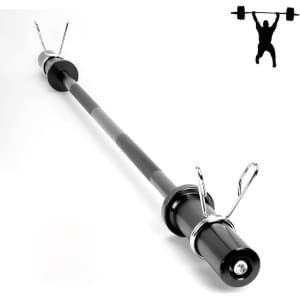 Halterstang 120 cm met Schroefdraad: Rechte Gewichthefstang voor Krachttraining en Fitness Thuis