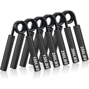 Handgreepversterker voor Spieropbouw en Herstel van Letsel - Grip Krachttrainer (50/100/150/200/250 lbs)