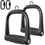 Handgrepen voor Krachttraining met Draaibare Greep en Karabijnhaken, Ideaal voor Diverse Fitnessoefeningen