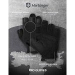 Harbinger Training Grip Gloves - Fitness Handschoenen Heren & Dames - Deadlifting - S - Unisex - Zwart - Gym & Crossfit Training - Krachttraining