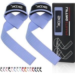 Hefbanden voor krachttraining dames- bodybuilding liftbanden gym deadlift neopreen gevoerde pols antislip siliconen - gewichtheffen Xfit sterkte.