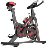 Hometrainer 3.0 - Zwarte Stille Indoor Fiets met Instelbare Weerstand voor Thuis