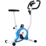 Hometrainer Fiets met Bandweerstand en LCD Display - Blauw