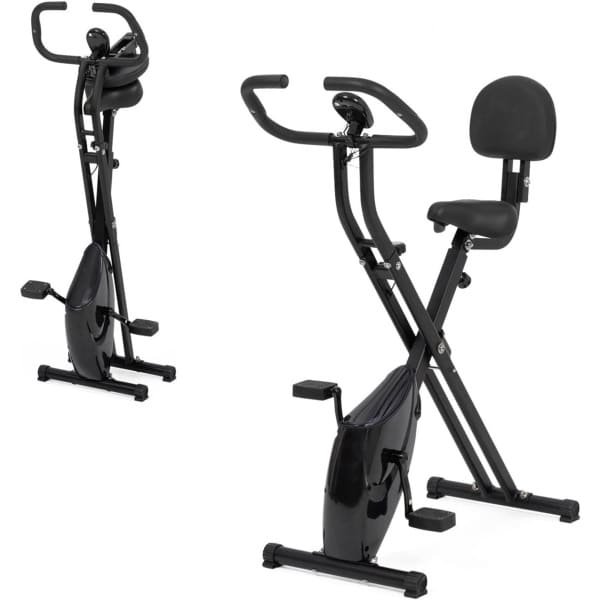 Hometrainer Opvouwbaar met Verstelbaar Zadel en LCD-Display voor Thuistraining