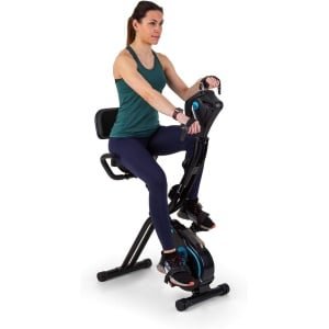 Hometrainer met Trainingscomputer en Verstelbaar Zadel voor Comfortabele Thuistraining