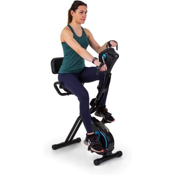 Hometrainer met Trainingscomputer en Verstelbaar Zadel voor Comfortabele Thuistraining