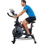 Indoor Cycle Speedbike Hometrainer met 23 kg Vliegwiel en Bluetooth | Cardio Fitnessfiets voor Thuis
