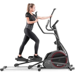 Inklapbare Crosstrainer met 30 kg Vliegwiel en Onderlegmat Max 135 kg