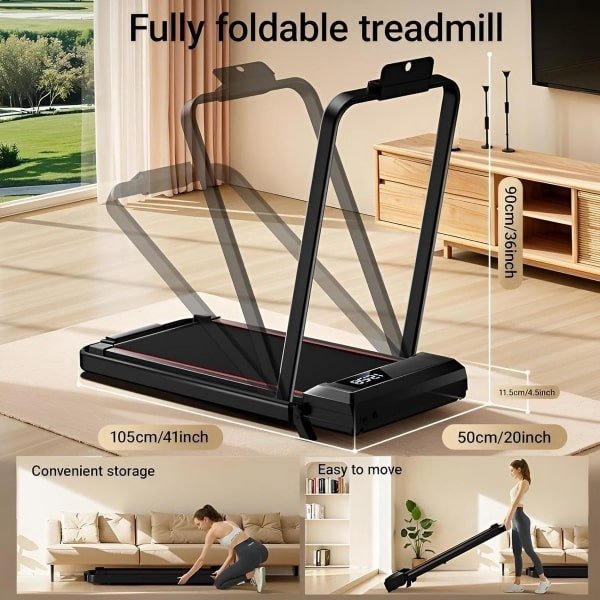 Inklapbare Elektrische Loopband - Ruimtebesparend Hometrainer tot 12 km/u