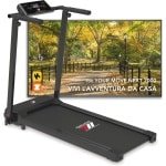 Inklapbare Elektrische Loopband met 12 km/u Snelheid en Gebarenbesturing voor Thuistraining