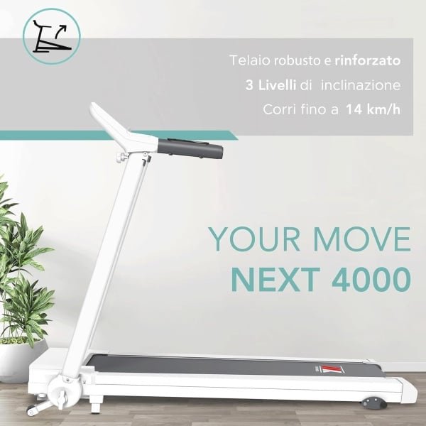 Inklapbare Elektrische Loopband met 14 Trainingsprogramma's - Ruimtebesparend en Krachtig