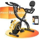 Inklapbare Hometrainer Fiets met 16 Weerstandtrappen en Hartslagmeting