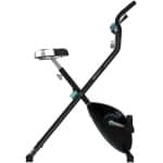 Inklapbare hometrainer met vliegwiel en verstelbare zadel