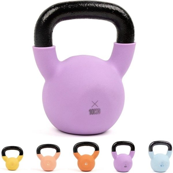 Kettlebell 10kg - Zwaar gietijzeren gewicht voor krachttraining en fitness