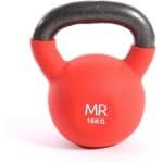 Kettlebell 16 kg met antislip grip voor krachttraining en fitness