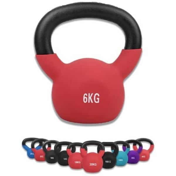 Kettlebell 2kg met Neopreen Coating voor Krachttraining