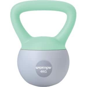 Kettlebell 4 kg met antislip handvat voor thuis gym - Gewichtsheffen en krachttraining
