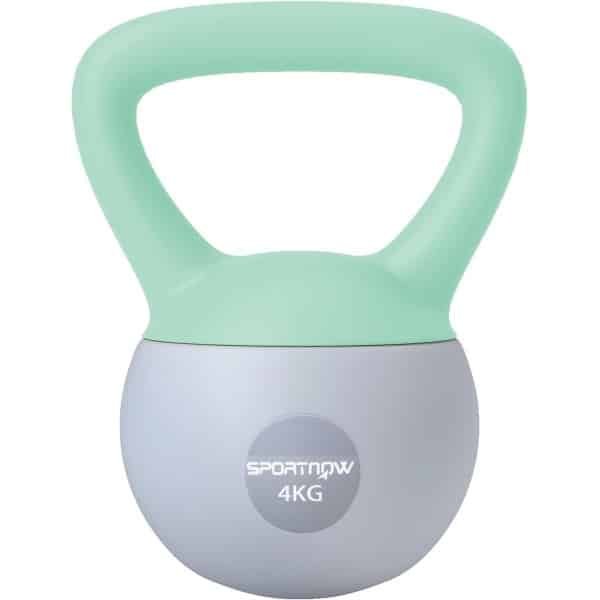 Kettlebell 4 kg met antislip handvat voor thuis gym - Gewichtsheffen en krachttraining