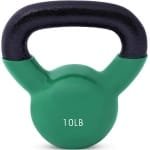 Kettlebell 4,5 kg - Vinyl Gecoat Gietijzer Gewicht voor Krachttraining en Fitness