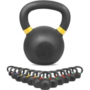 Kettlebell van 4kg tot 32kg - Gietijzer Kogelhalter voor Krachttraining Thuis