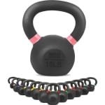 Kettlebell van massief gietijzer - Gewichten van 4kg tot 32kg voor krachttraining en fitness thuis