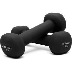 Korte Halterset Neopreen - Set van 2 Lichtgewicht Gewichten voor Fitness, Yoga en Krachttraining