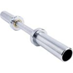 Korte Olympische Halterstang 51 cm - 50mm Diameter - Gekarteld Handvat voor Krachttraining