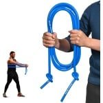Krachtige Weerstandsband Blauw 80 lbs voor Krachttraining en Fitness