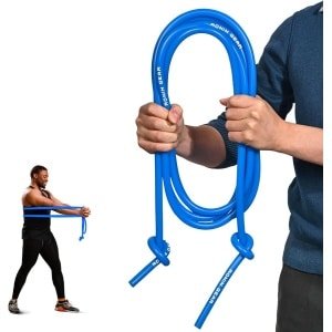 Krachtige Weerstandsband Blauw 80 lbs voor Krachttraining en Fitness