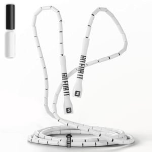 Kralen Springtouw Wit - Perfect Voor Fitness & Cardio Training