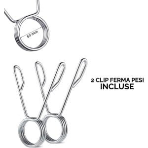 Lange halterstang 180 cm | Verchroomd staal | Trainingshalters voor krachttraining