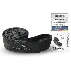 Lange weerstandsband voor yoga en krachttraining - Flexibele fitnessband voor heupen en billen