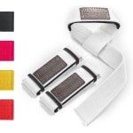 Lasso Lifting Straps - Getest op 350 KG - Neopreen Wrist Straps - Gym Powerlifting Fitness - Gewichtheffen Deadlift - Weightlifting Crossfit Accessoires - Mannen Vrouwen