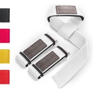 Lasso Lifting Straps - Getest op 350 KG - Neopreen Wrist Straps - Gym Powerlifting Fitness - Gewichtheffen Deadlift - Weightlifting Crossfit Accessoires - Mannen Vrouwen