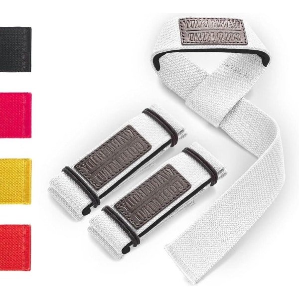 Lasso Lifting Straps - Getest op 350 KG - Neopreen Wrist Straps - Gym Powerlifting Fitness - Gewichtheffen Deadlift - Weightlifting Crossfit Accessoires - Mannen Vrouwen