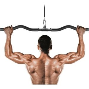 Lat Pulldown Bar voor Thuisgym | Multifunctionele Fitness Bar voor Krachttraining