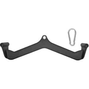 Lat-Pulldown-Opzetstuk, Roeiv-Stang voor Kabelmachines, Triceps-Pulldown-Stang, Krachttraining voor De Rug met Rubberen Handgreep, Biceps-Curl-Stang