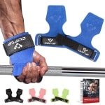 Leer, lifting straps voor bodybuilding, gewichtheffen, krachttraining en fitness, speciaal ontwikkeld voor zware gewichten, professionele lifting straps krachttraining voor vrouwen en mannen