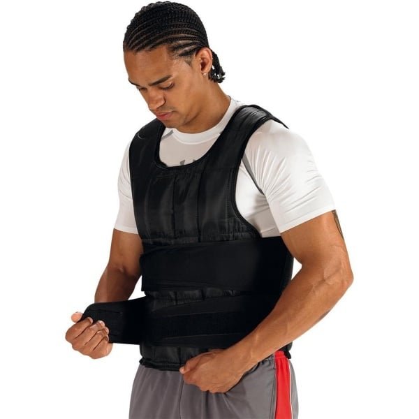 Lestegilet 10kg - verzwaard vest voor krachttraining gewichtsvest