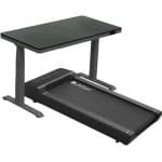 LifeSpan TR1200 Power Loopband met glazen bureau en Smart Console SC130 (zwart)