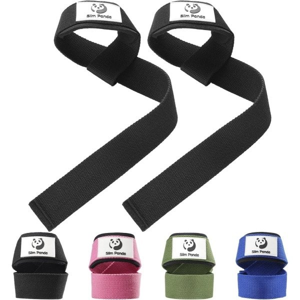 Lifting Straps 60cm - Professionele Gecoate Versterking met Antislip Siliconen voor Gewichtheffen en Krachttraining