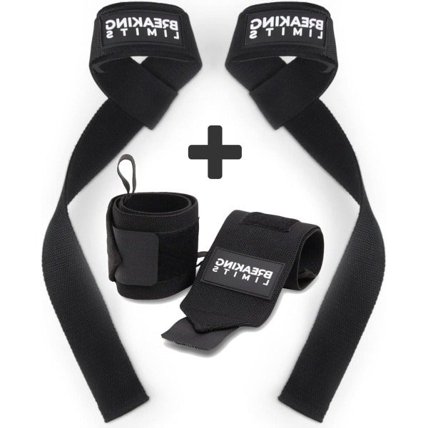 Lifting Straps & Polsbandages voor Krachttraining en Gewichtheffen - Powerlifting Fitness Bodybuilding - Polsbandages en Straps