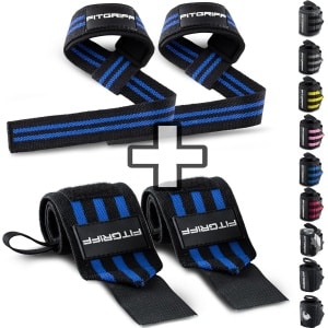 Lifting Straps & Polsbanden Gym Set - Versterk je Krachttraining