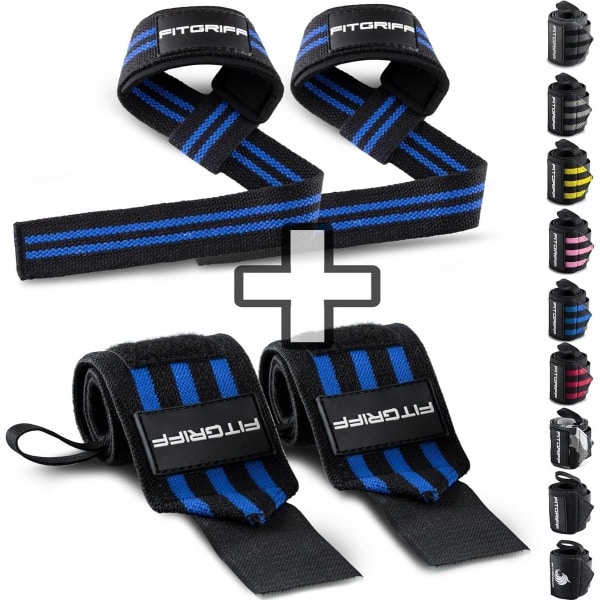 Lifting Straps & Polsbanden Gym Set - Versterk je Krachttraining