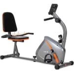Ligfiets Hometrainer met Hartslagmeter - Verstelbaar & Stil Fitnessapparaat