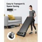 Loopband Inklapbaar - Elektrisch - Fitness - Afstandsbediening - 1-6 km/h - Tot 120 kg - LED display - Schokabsorberend - Kracht en stil