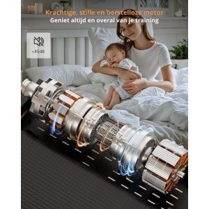 Loopband Voor Thuis 150kg - Compacte Treadmill Met Bureaufunctie - Stil Loopmat - LED Display - Hardloopmachine Voor Home Gym