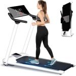 Luxari - R1000 Loopband - 10 km max - 12 pre-set programma's & 3 verschillende modes - Tablet/Telefoon houder - Inklapbaar - Armsteun - LED display - Treadmill - Hometrainer - Thuis trainen
