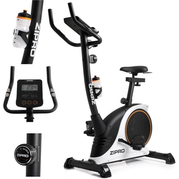 Magnetische Hometrainer met 8 Weerstandsniveaus en Hartslagmeter - Max. 150kg