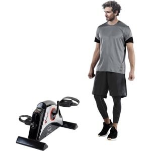 Mini Hometrainer Fiets- en Armtrainer met Verstelbare Weerstand